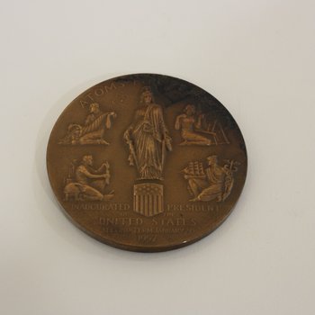 2nd Presidential Inaugural Medal, back