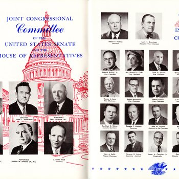 1957 Inaugural Program, pages 6-7