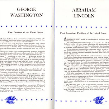 1957 Inaugural Program, pages 14-15