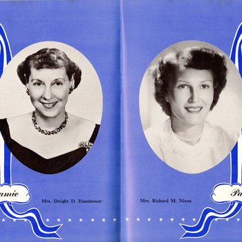 1957 Inaugural Program, pages 16-17