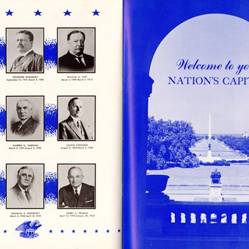 1957 Inaugural Program, pages 34-35