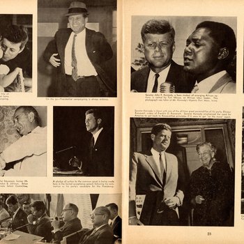 1961 Official Inaugural Program, pages 22-23