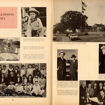 1961 Official Inaugural Program, pages 24-25