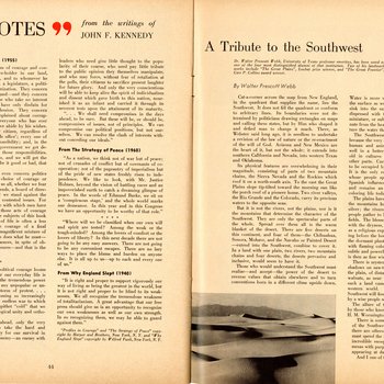 1961 Official Inaugural Program, pages 44-45