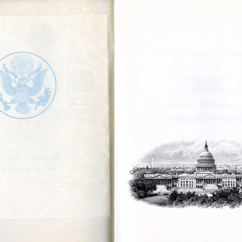 1969 Official Inaugural Program, page 1