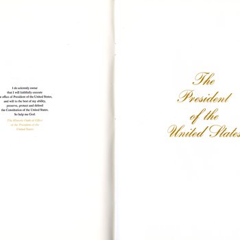 1969 Official Inaugural Program, pages 4-5