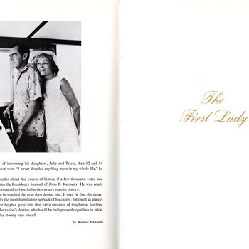 1969 Official Inaugural Program, pages 12-13