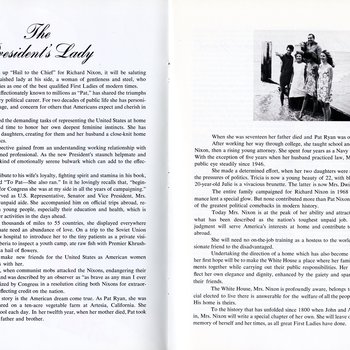1969 Official Inaugural Program, pages 16-17