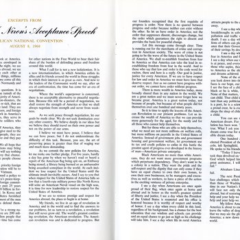1969 Official Inaugural Program, pages 18-19
