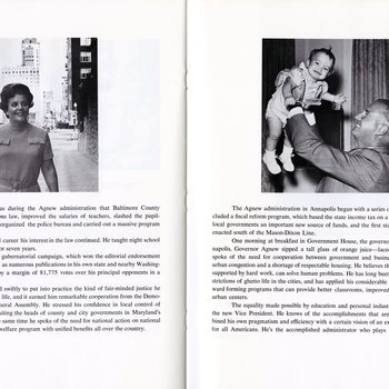 1969 Official Inaugural Program, pages 38-39