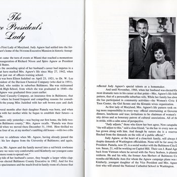 1969 Official Inaugural Program, pages 44-45