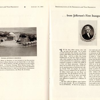 1941 Official Inaugural Program, page 30-31