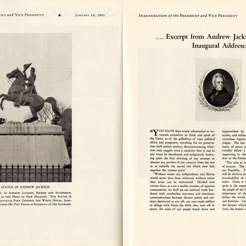 1941 Official Inaugural Program, page 34-35