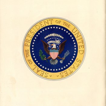 1949 Official Inaugural Program, back cover