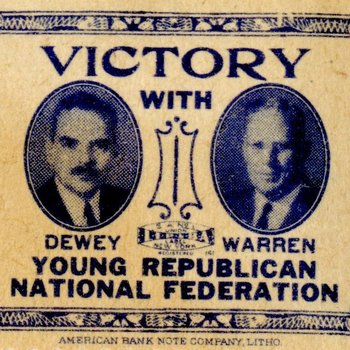 Dewey-Warren Victory Stamp 1948
