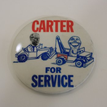 Carter for Service campaign button
