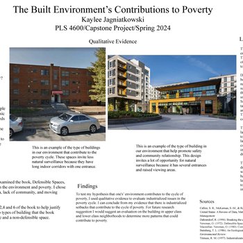 The Built Environment’s Contributions to Poverty