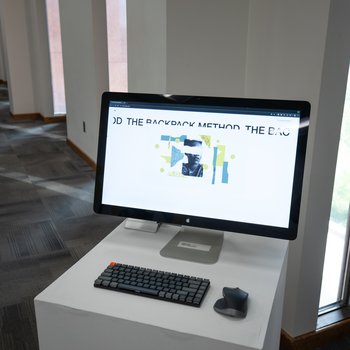 “Backpack” Method Exhibit | Website on Monitor Display