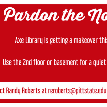 "Pardon the Noise" Sign