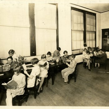 Students in Library