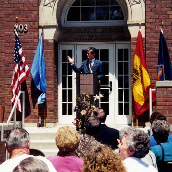 Rededication of Horace Mann, Jim Taylor