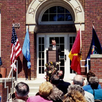 Rededication of Horace Mann, Randy Roberts