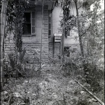 Windows on Side of Vacant Biglow-Helms Mansion in Tampa, Florida, A