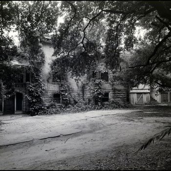 Back of Vacant Biglow Helms Mansion in Tampa, Florida, A