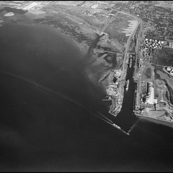 Aerial View of the Port Tampa Dock, A
