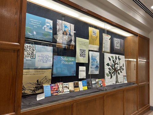 library exhibit for UM Common Read 2024-2025: Build the Life You Want