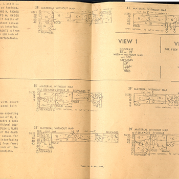 Advance American Designer Pattern - Instruction Sheet 2