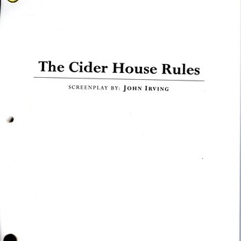 John Irving, Cider House Rules (1999) screenplay