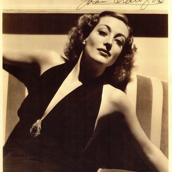 Joan Crawford, autograph