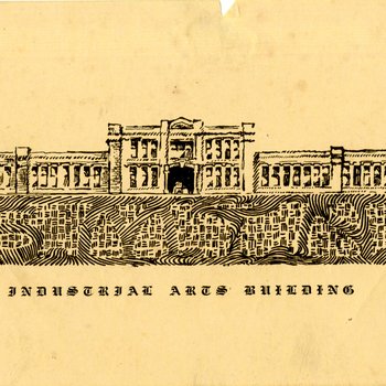 Industrial Arts Building Sketch