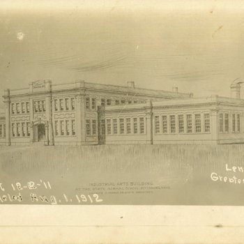 Whitesitt Sketch Postcard, Front