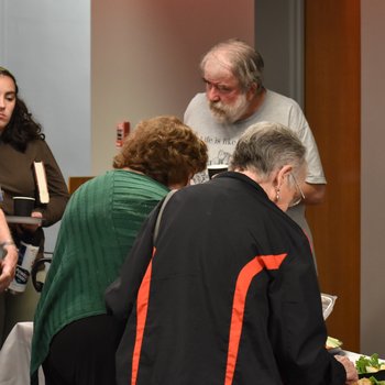 Guests at the Food Table 2