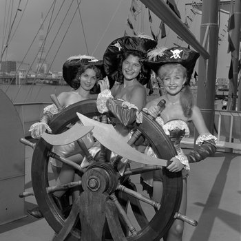 Women Dressed as Pirates, B