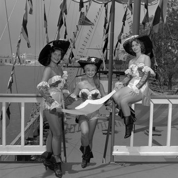 Women Dressed As Pirates, D