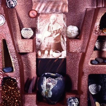 21. Navajo Medicine Woman, detail