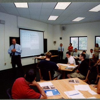 First Residential Freshman Interest Group Meeting at Osprey Crossings, 2002