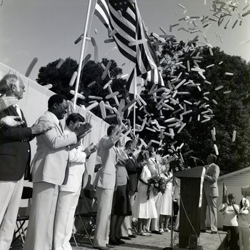 Confetti at a Jack Eckerd Campaign Rally, A