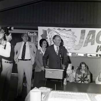 Jack Eckerd and Paula Hawkins at Birthday Campaign Event, A