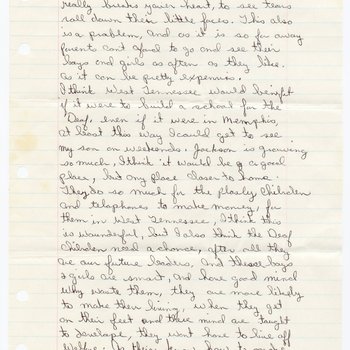 Letter to Governor Winfield Dunn from Patricia Moody of Milan, Tenn., 1973, page 2