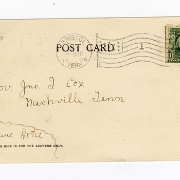 Letter to Governor John I. Cox from his daughter Mary Cox, 1905, page 2