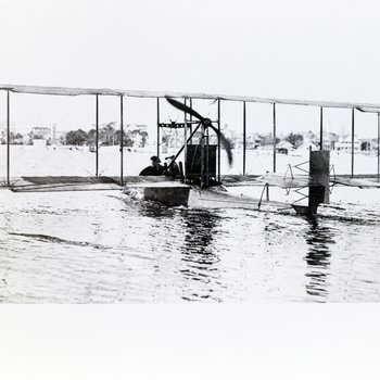 Benoist XIV Airboat in Operation, A