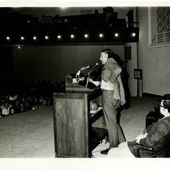 Man at Podium