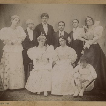 Cast of "The Head of the Family," February 1895
