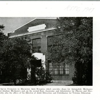 Hartman South Entrance, 1947