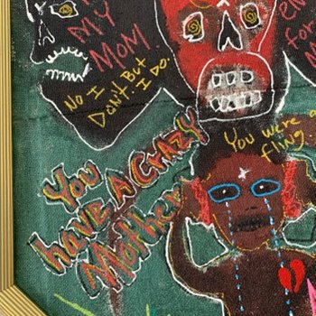 Incarcerated Thoughts (Left Half Close-Up)