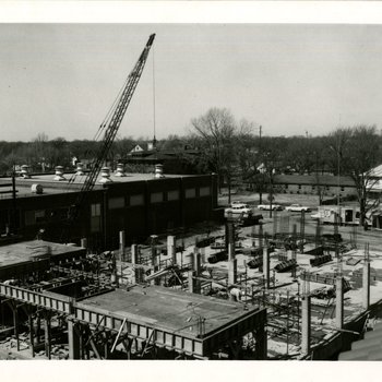 Hughes Hall - Construction, March 1961